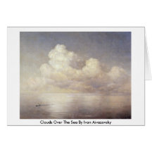 Clouds Over The Sea By Ivan Aivazovsky Cards