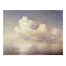 Clouds Over The Sea Wind By Aiwasowskij Iwan Konst Postcard