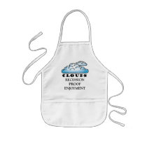 clouds, recession proof enjoyment aprons by stiingya clouds, recession proof enjoyment aprons