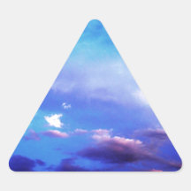 Clouds & Sky Triangle Stickers