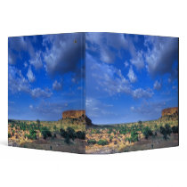 Clouds sweeping across the sky over the binders