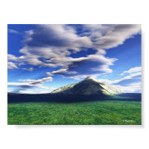 Clouds upon the hill posters
