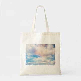 Clouds Wings of Gold and Silver 2 Canvas Bag
