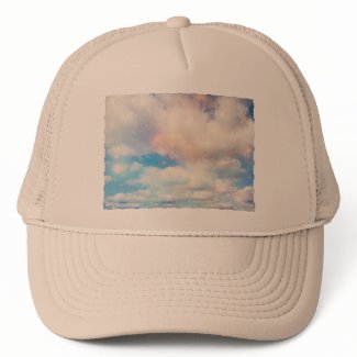 Clouds Wings of Gold and Silver 2 Hat