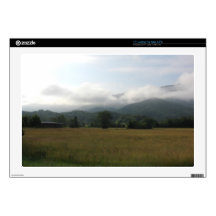 Cloudy Day at Cades Cove Decal For Laptop