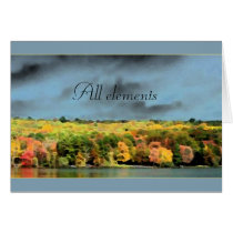 Cloudy garden cards