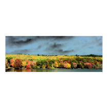 Cloudy garden posters