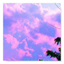 Cloudy Heart by- KrisTy Flint posters