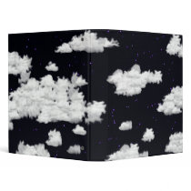 Cloudy night sky binder by VampOut Cloudy night sky binder