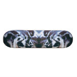 Cloudy Night Sky Skateboard