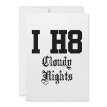 cloudy nights personalized announcements