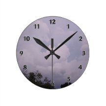 Cloudy Sky Wall Clocks