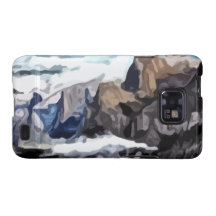 Cloudy Valley painting Samsung Galaxy Case