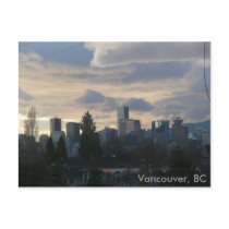Cloudy Vancouver, BC postcards by HellaD Cloudy Vancouver, BC postcards