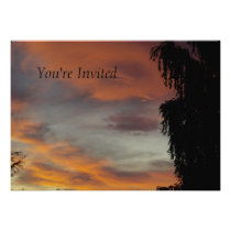 Cloudy waves invitations