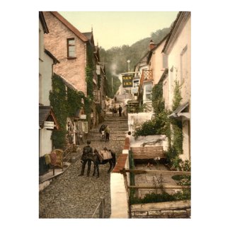 Clovelly High Street, Devon England