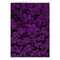 Clover All Over Greeting Card