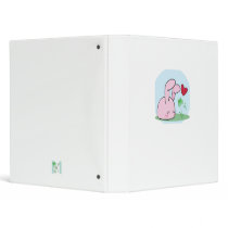 Clover Bunny Binder (White) by KimixMiyako Clover Bunny Binder (White)