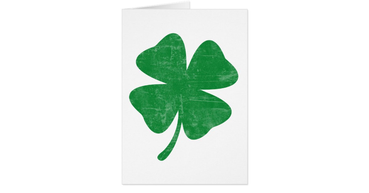 Clover Card Zazzle