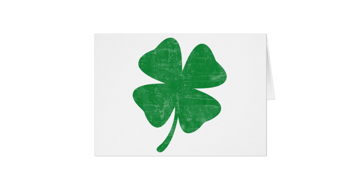 Clover Card Zazzle