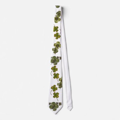 Clover drawing neck ties by Larissa789