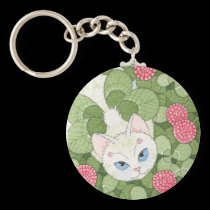 Clover Fairy Cat keychains