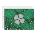 clover irish luck wedding holiday invitation