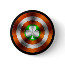 Clover of Ireland buttons