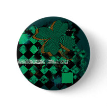CLOVER ON DIAMOND PIN buttons
