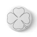 CLOVER OUTLINE PIN buttons by HarvardYard CLOVER OUTLINE PIN buttons