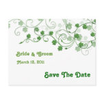 Clover Save The Date Postcard