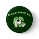 Clover Says "Happy St. Patrick's Day!" buttons by ButtermilkBiscuits Clover Says "Happy St. Patrick's Day!" buttons