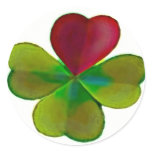 Clover sheets with heart stickers