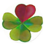 Clover sheets with heart stickers