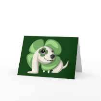 Clover the Dog Greeting Card