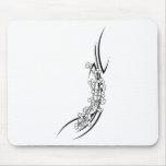 Clover Tribal Swirl Mouse Pad