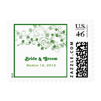Clover Wedding Postage