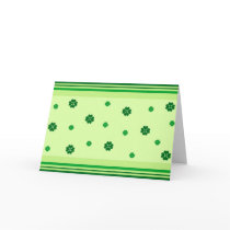 Clovers and stripes - Card by cycreation Clovers and stripes - Card