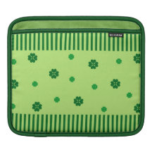 Clovers and Stripes iPad Sleeves