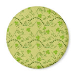 Clovers and Swirls Pattern You add your text magnets