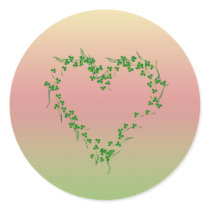 Clovers - Heart stickers by wierka Clovers - Heart stickers