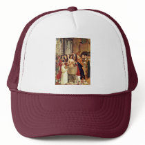 Clovis' Baptism By Meister Des Heiligen Ägidius (B Mesh Hats