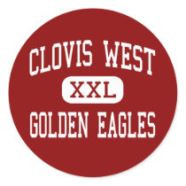 Clovis West - Golden Eagles - High - Fresno stickers by customteamsportswear Clovis West - Golden Eagles - High - Fresno stickers