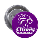 Clovis Wildcats Button