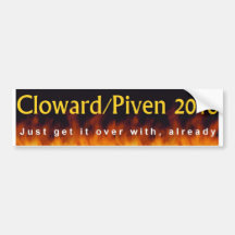 Cloward & Piven 2016 Bumper Stickers