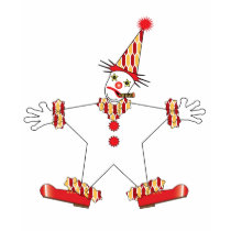 clown 3 t-shirts