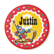 Clown Around 2nd Birthday Custom Magnet magnet