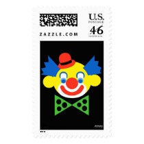 Clown - Art Gallery Selection postage by lonvig Clown - Art Gallery Selection postage