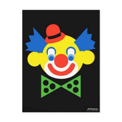 Clown - Art Gallery Selection Post Cards by lonvig