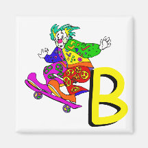 Clown B.png Fridge Magnets